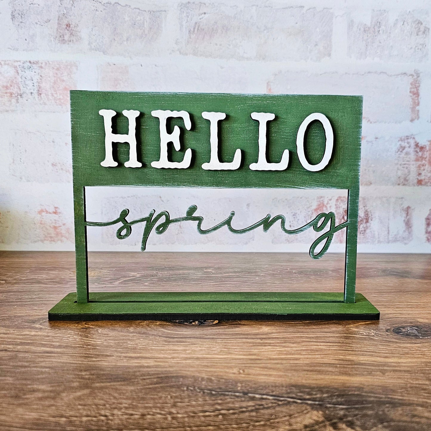 Hello Spring Shelf Sitter