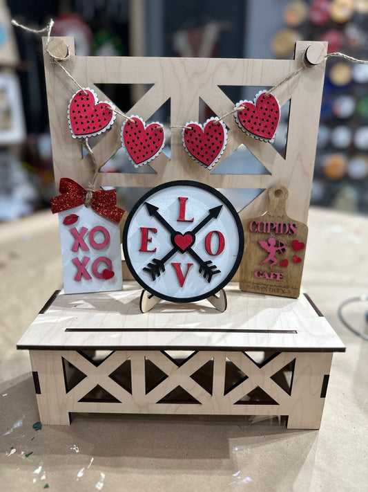 Valentines Tier Tray Set