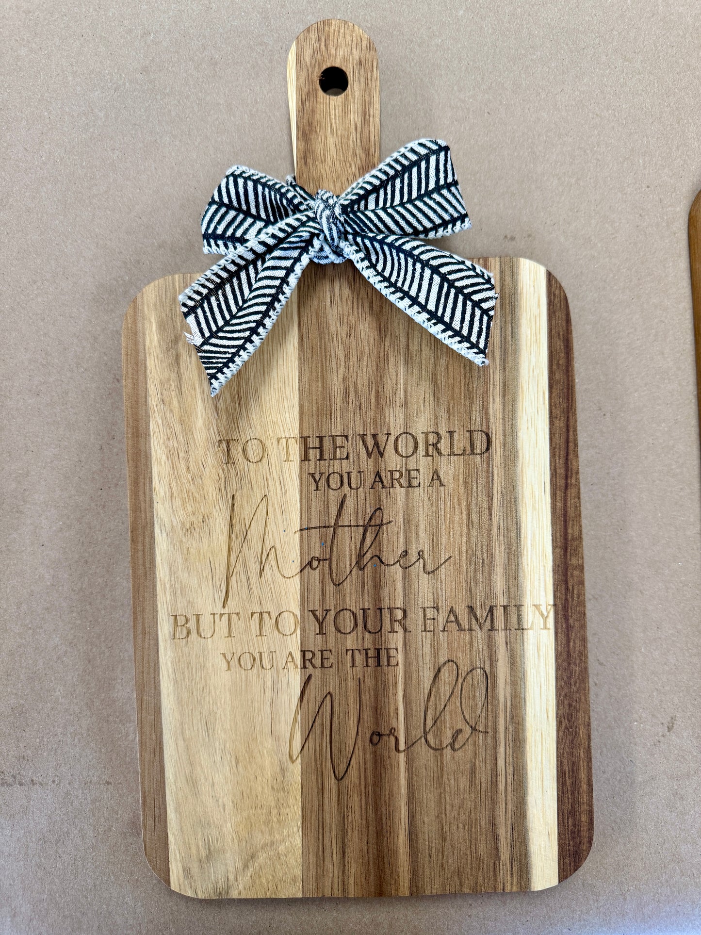 Engraved Charcuterie Board – Mother