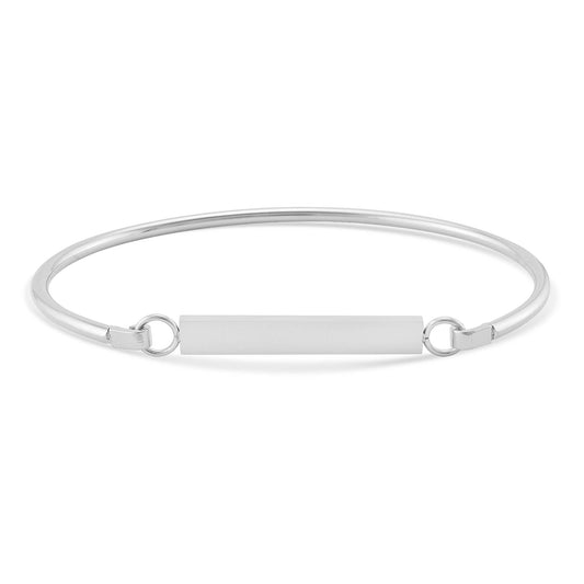 Stainless Steel Blank Flat Bar Bracelet