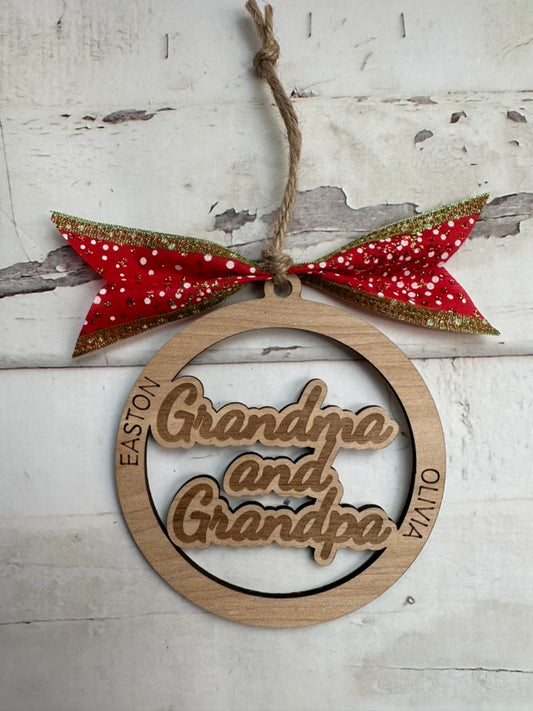 Personalized Engraved Family Ornament