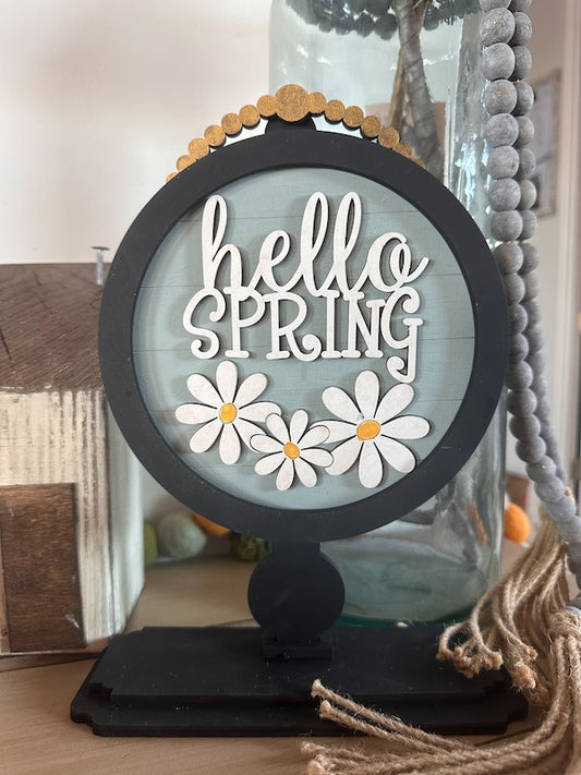 Hello Spring Insert - For Table Top Holder