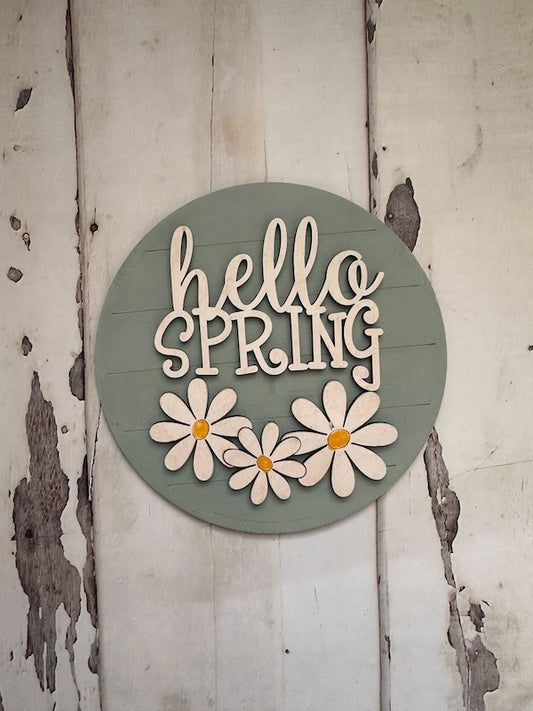 Hello Spring Insert - For Table Top Holder
