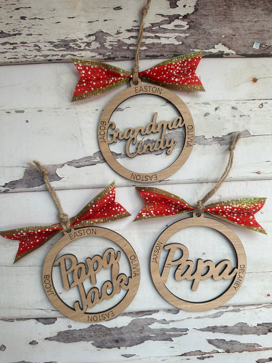 Personalized Round Ornament
