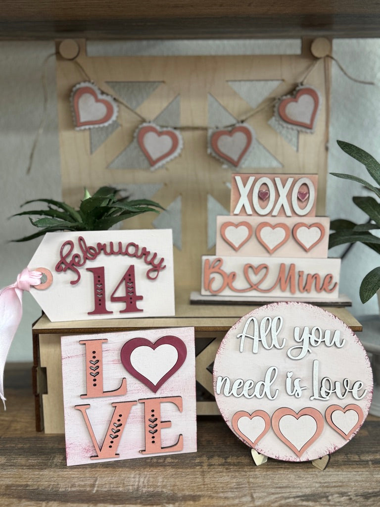 Be Mine Tier Tray Set