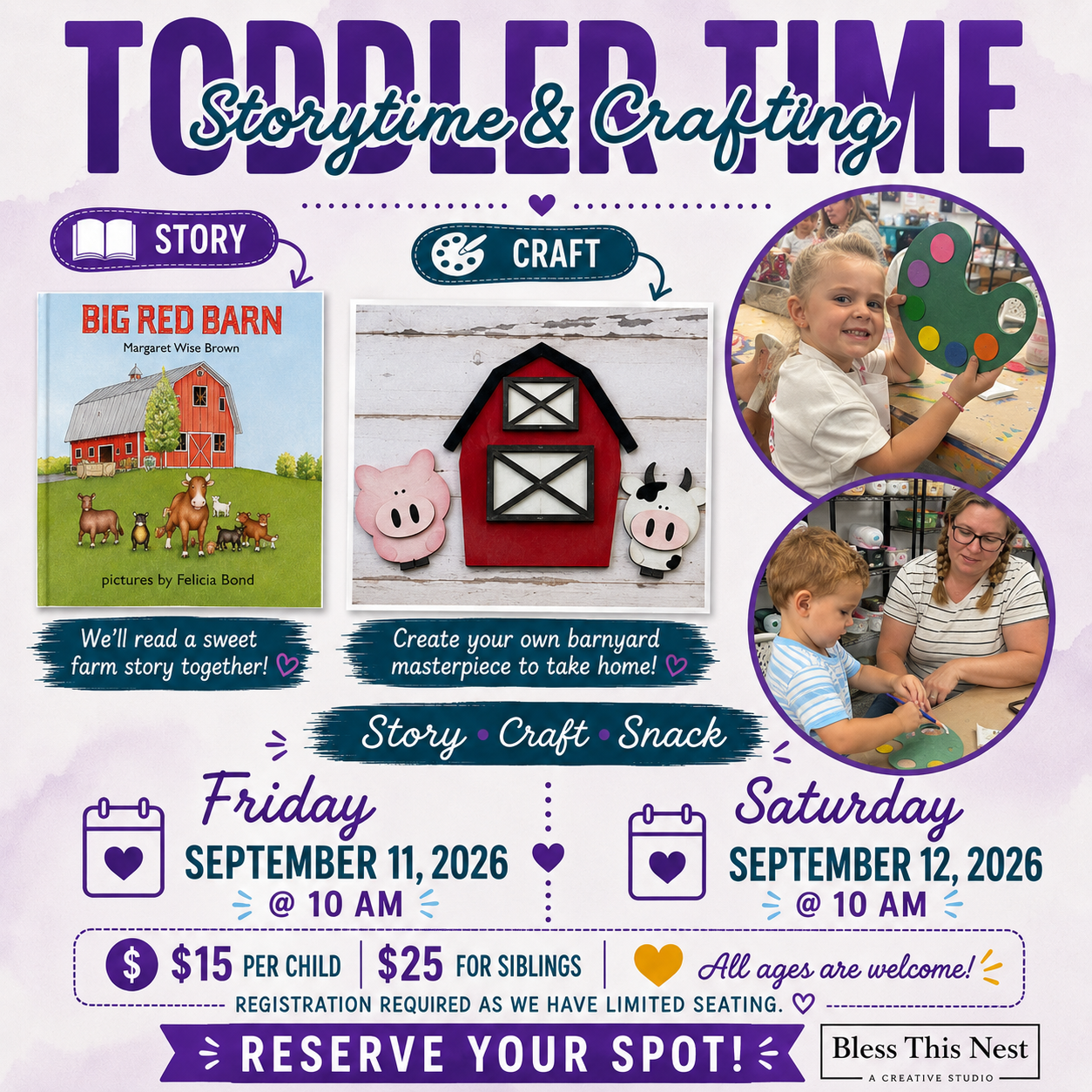 Toddler Time l Saturday September 12th l Lake Havasu