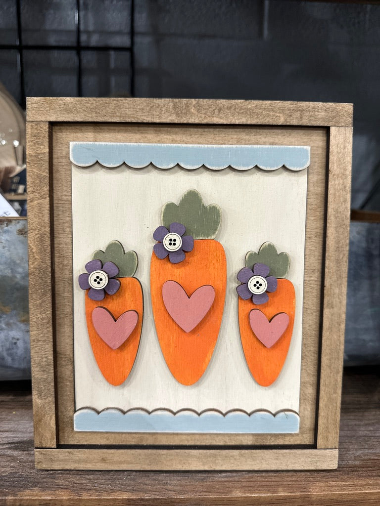 Swappable Insert - Carrots Insert