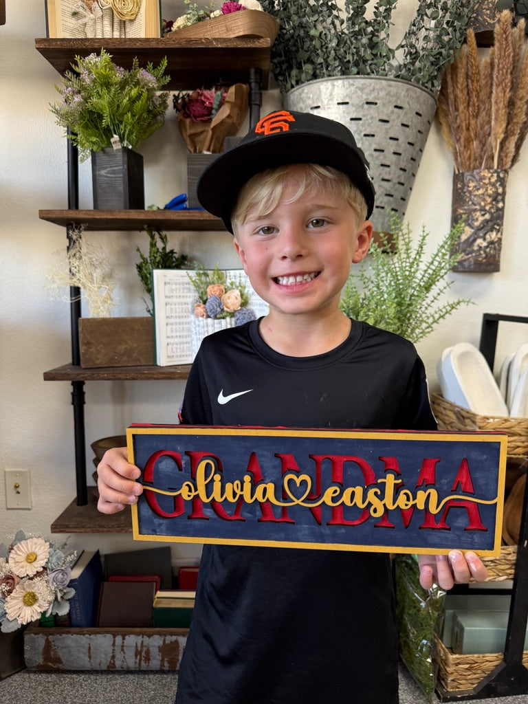 Personalized Sign