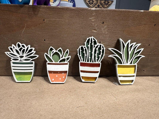 Cactus and Succulent Magnets