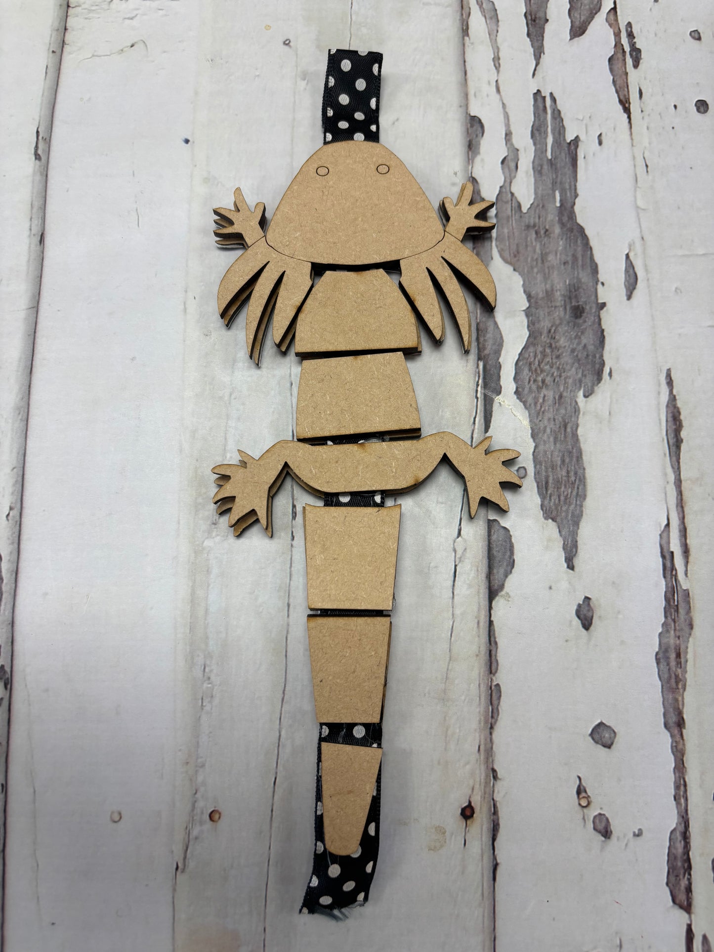 Wooden Axolotl Fidget
