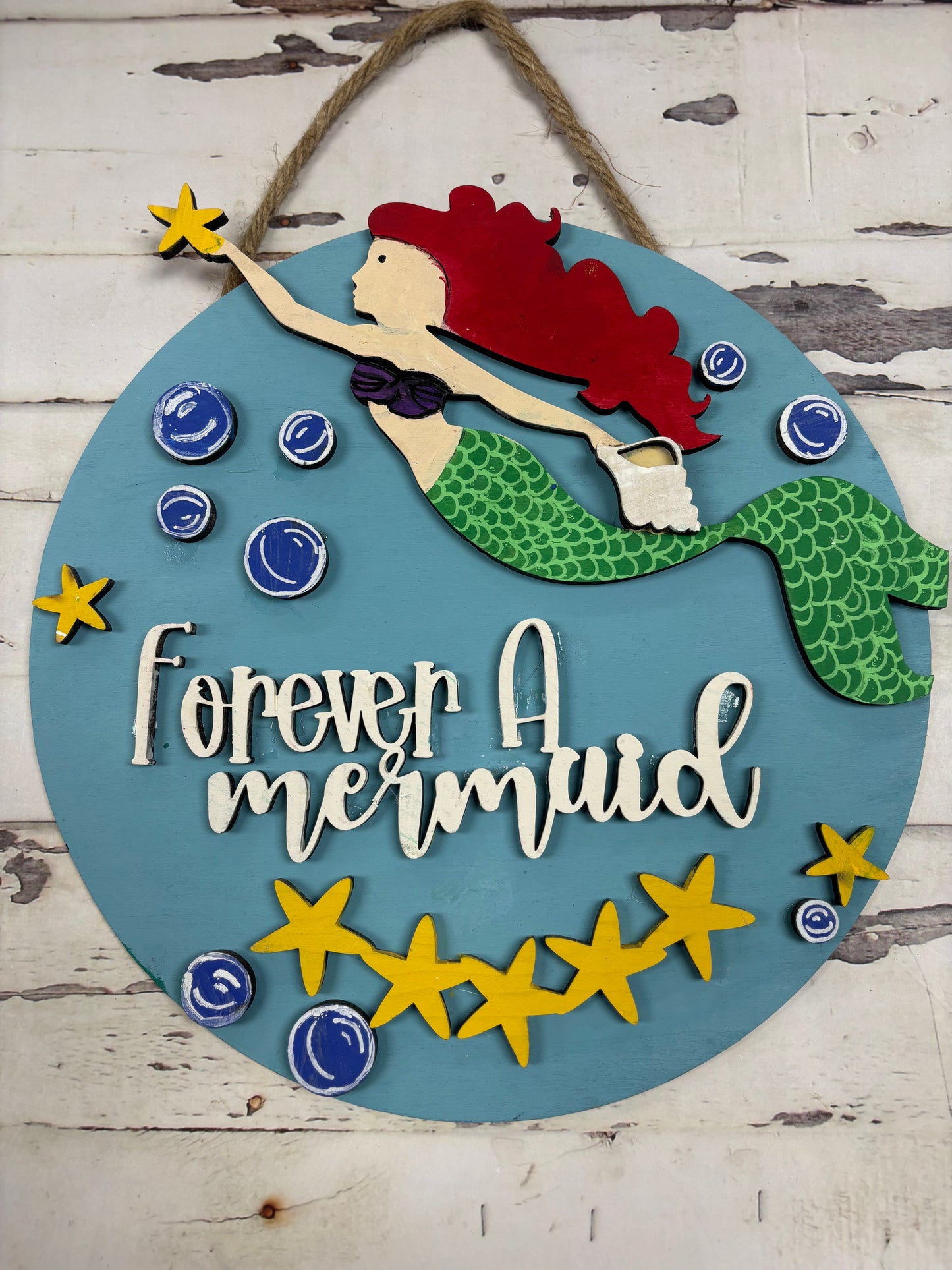 Forever a Mermaid Youth Door Hanger