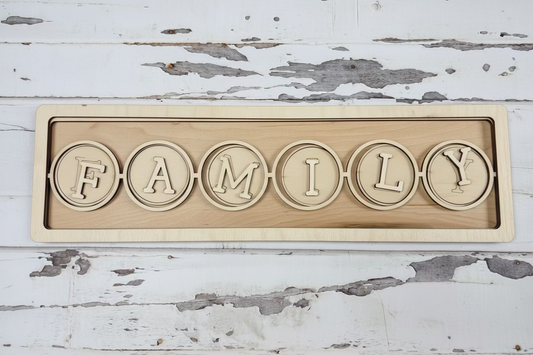 Chunky Shelf Sitter - Family