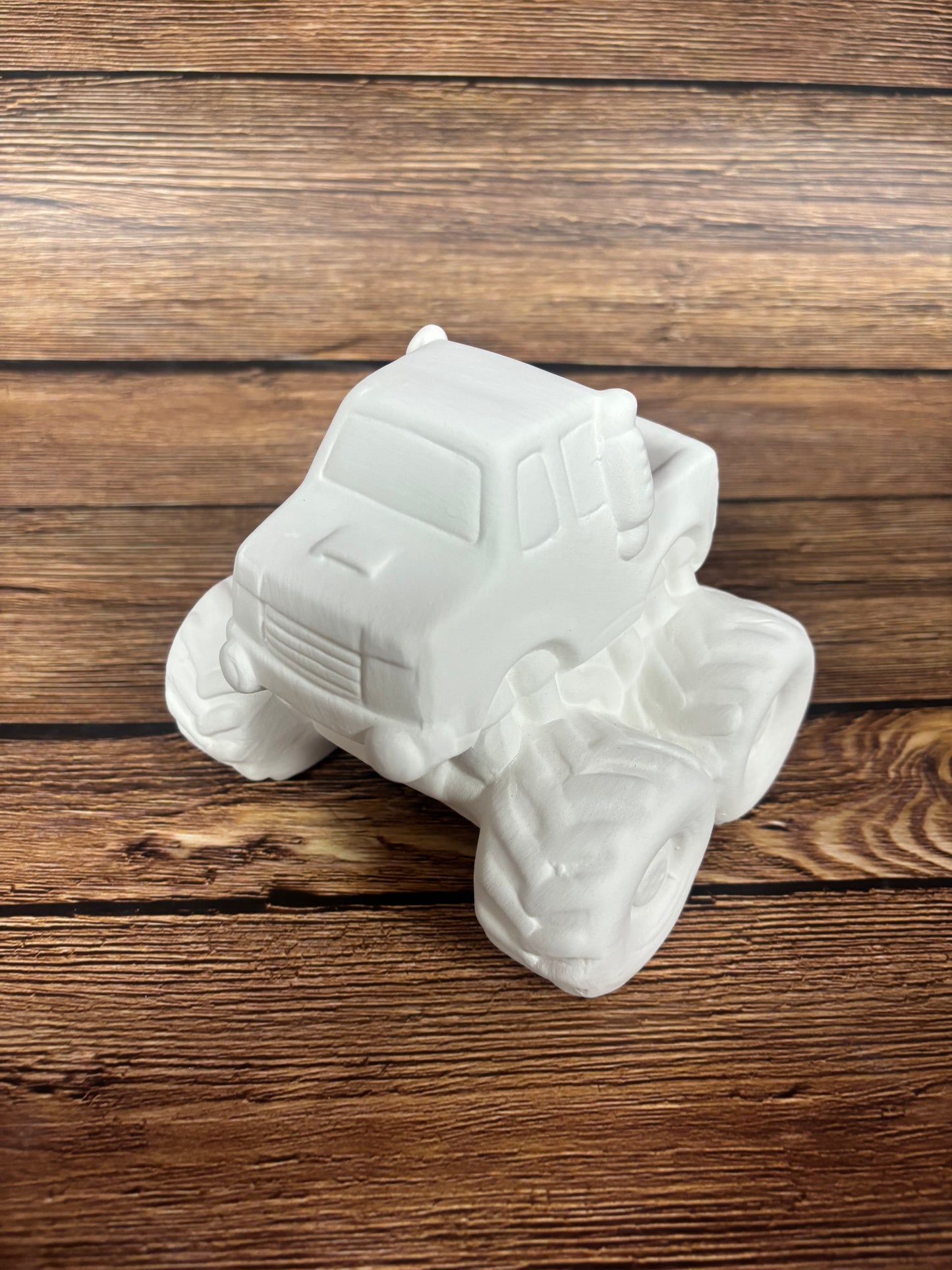 Monster Truck Ceramic Bank