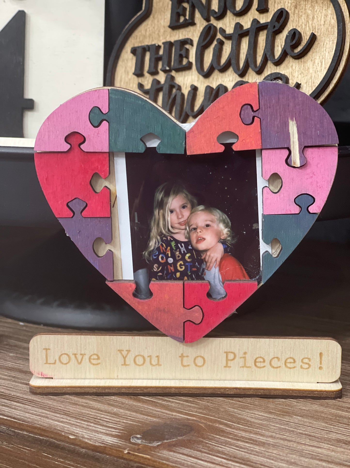Build - A - Heart Puzzle Frame