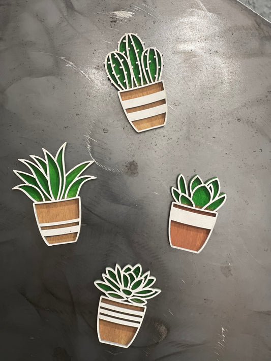 Cactus and Succulent Magnets