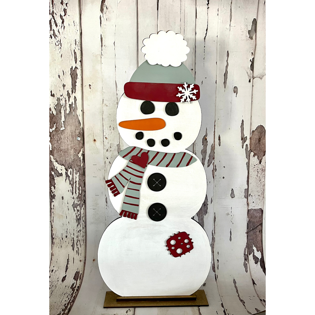 Snowman for Stacked Pumpkins
