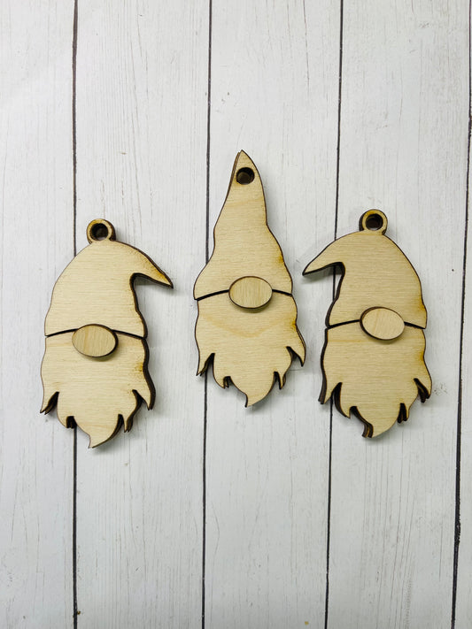 Gnome Ornaments - Set of 6