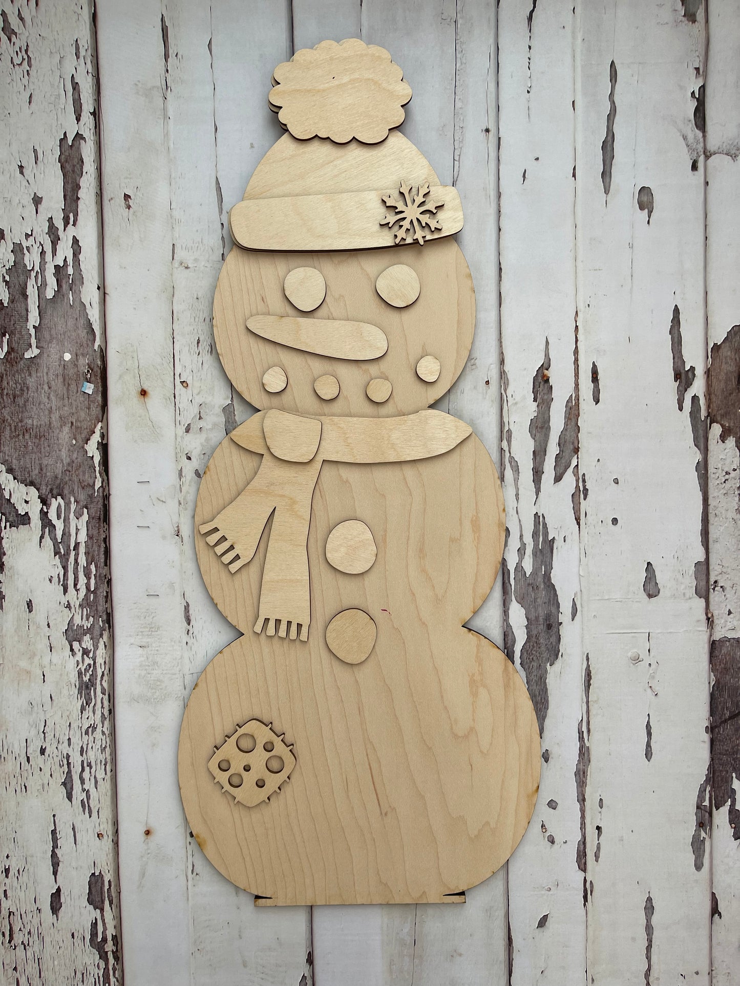 Snowman for Stacked Pumpkins