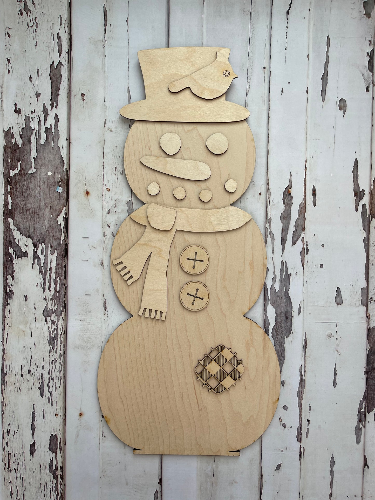 Snowman for Stacked Pumpkins