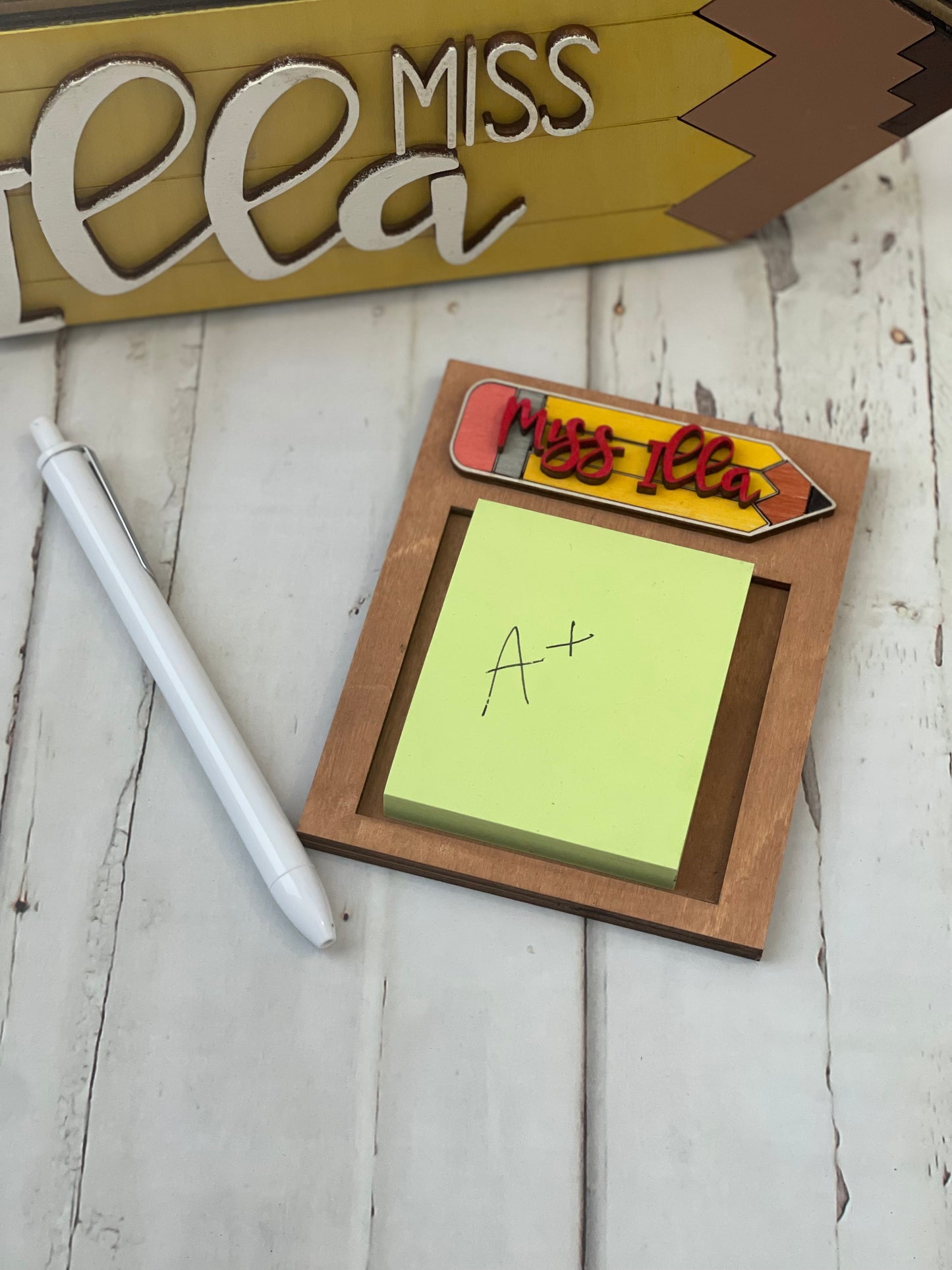 Teacher Post It Note Holder