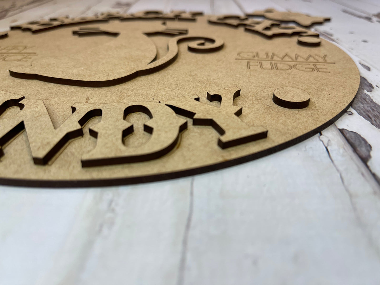 Black Cat Candy Sign