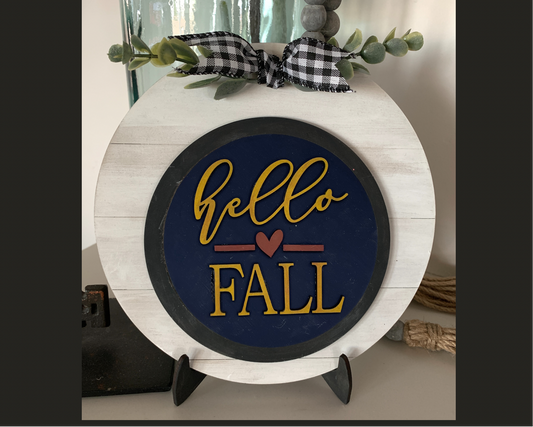 Hello Fall Interchangeable Insert