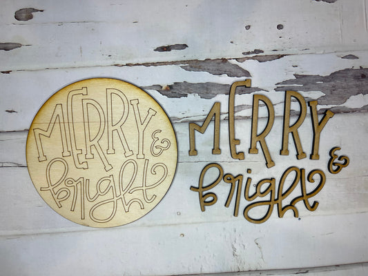 Merry & Bright Interchangeable Insert