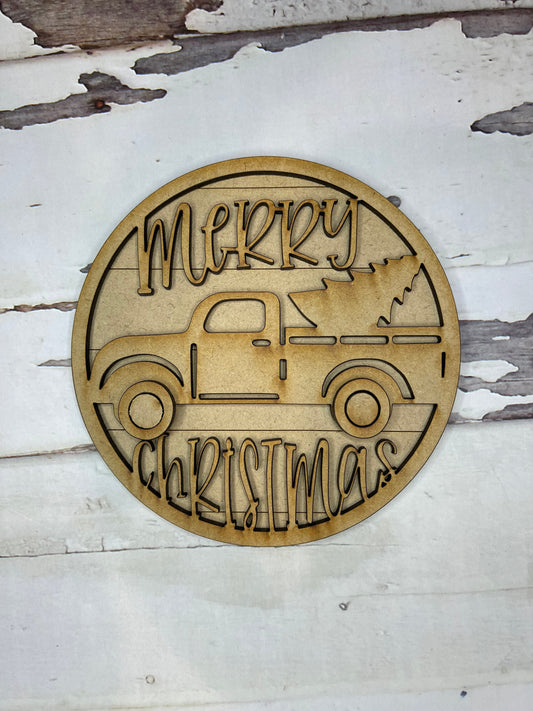 Merry Christmas Interchangeable Insert