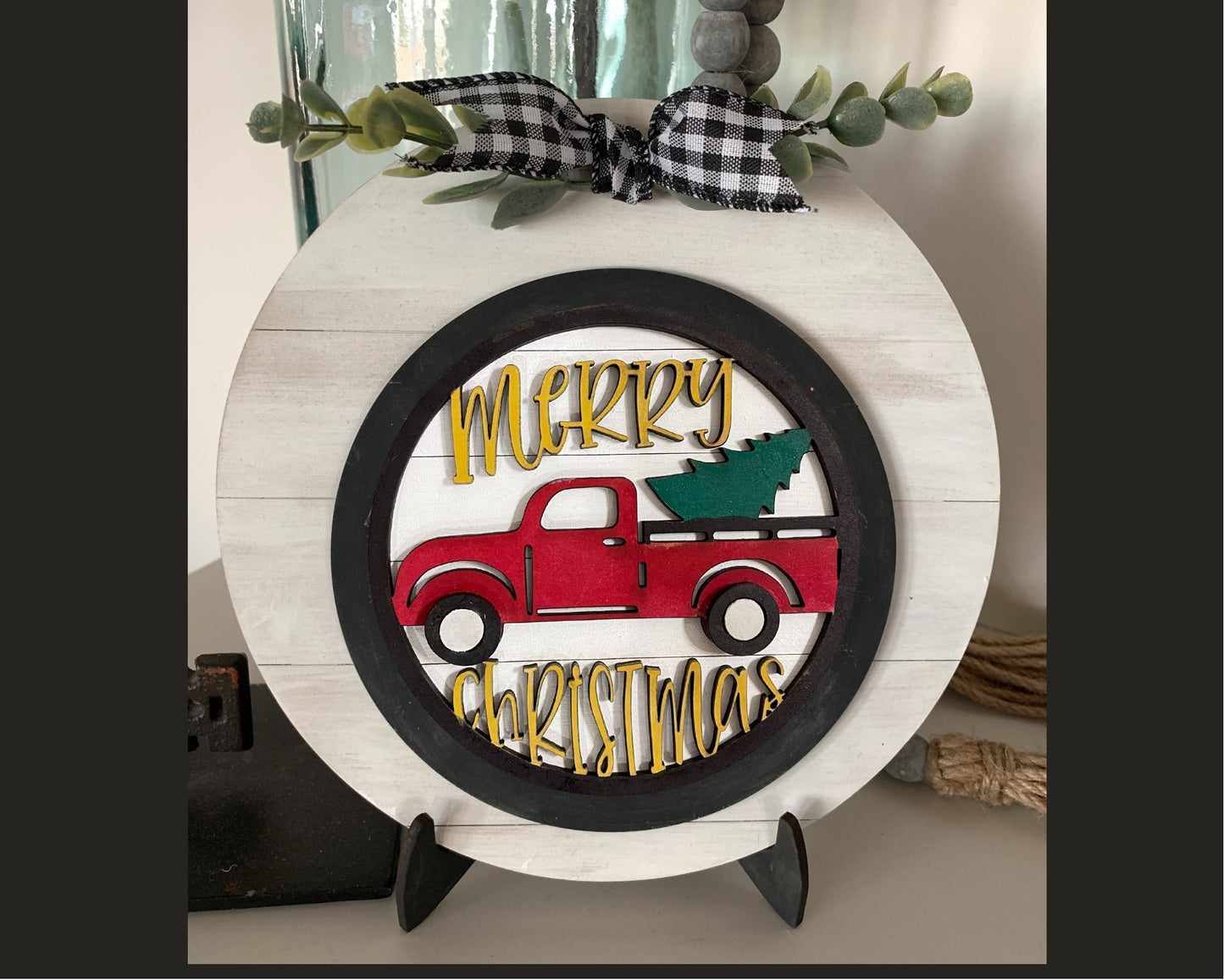 Merry Christmas Interchangeable Insert