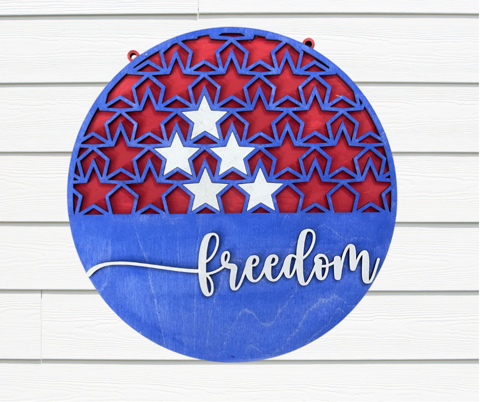 Freedom Door Sign