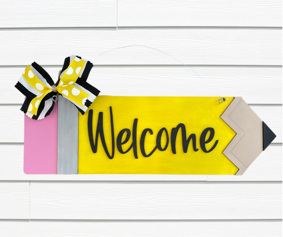 Welcome Pencil for Teacher