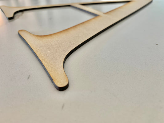 Farmhouse Initial Door Tag