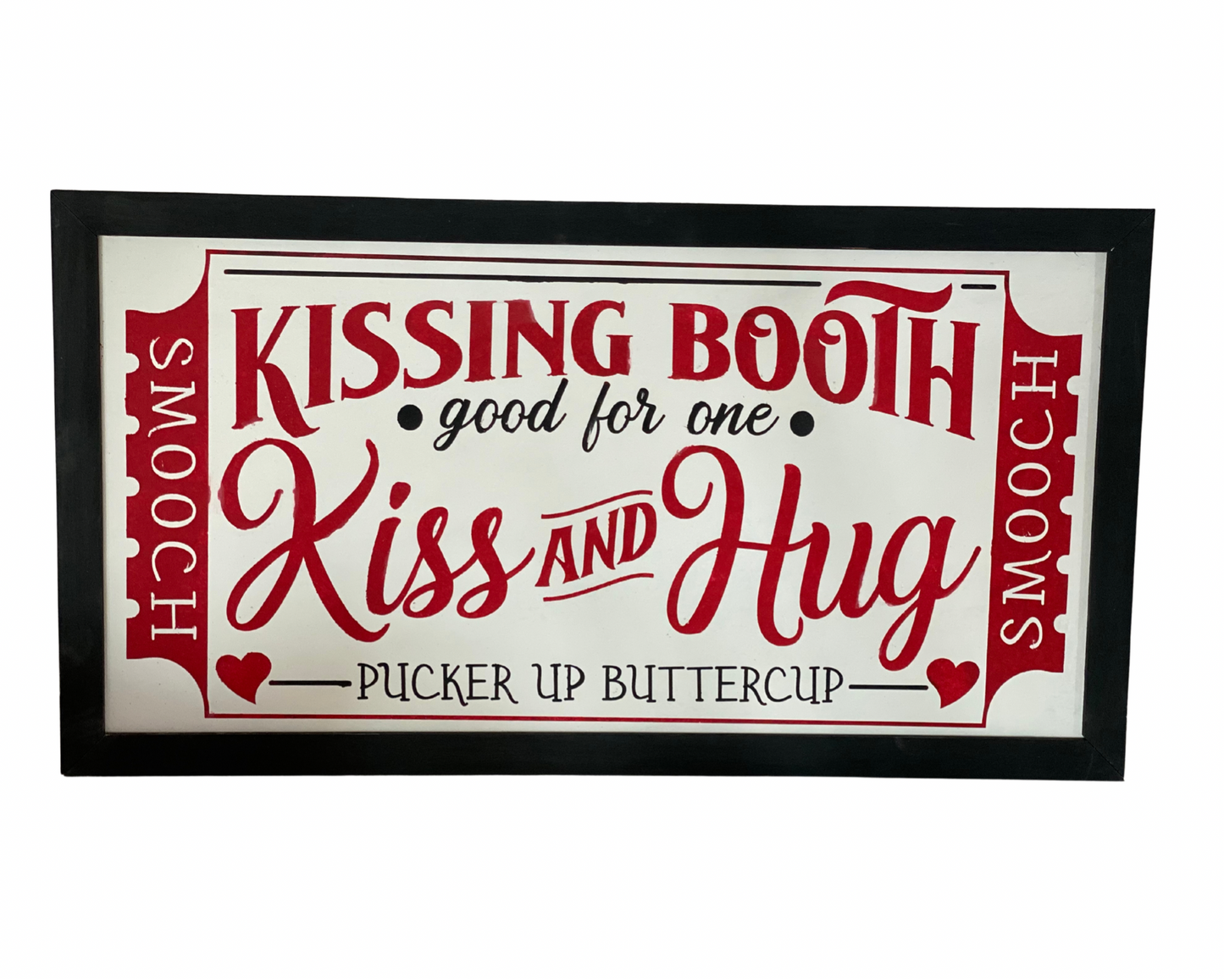 Kissing Booth Framed Sign