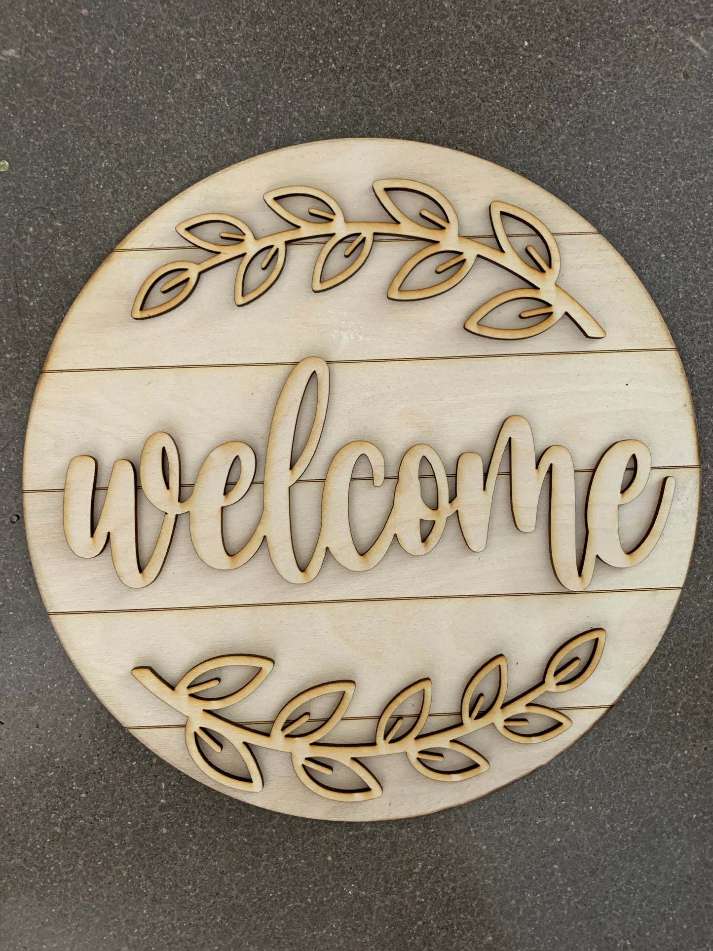 Shiplap Welcome Sign