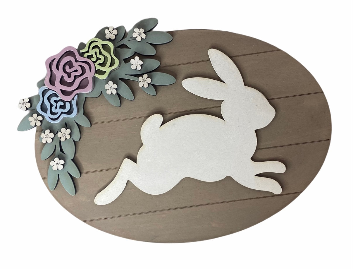 Hopping Bunny Sign