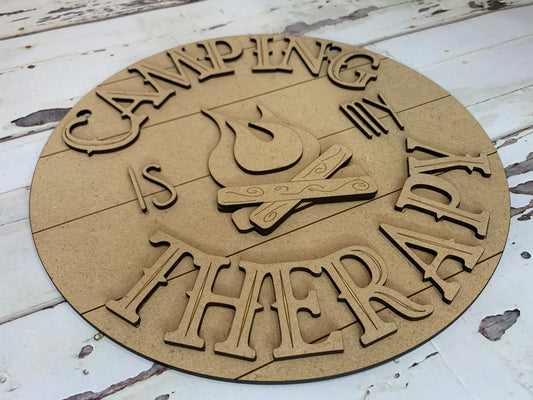 Camping Is My Therapy