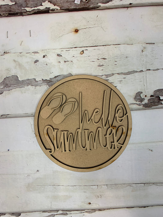 Hello Summer Interchangeable Insert