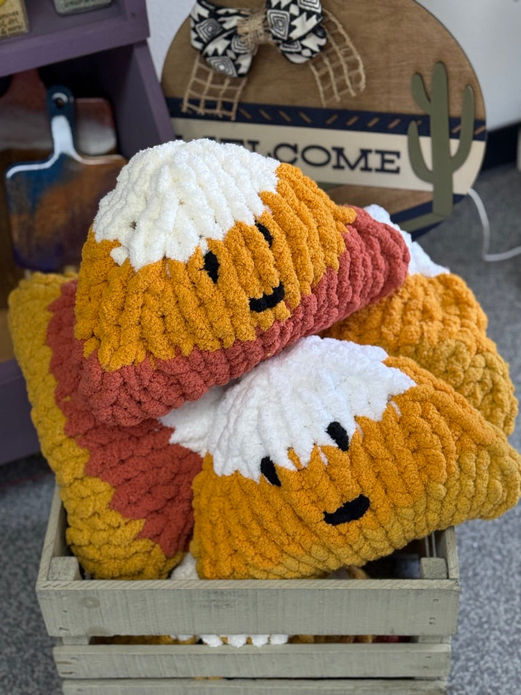 Hand Knit Candy Corns