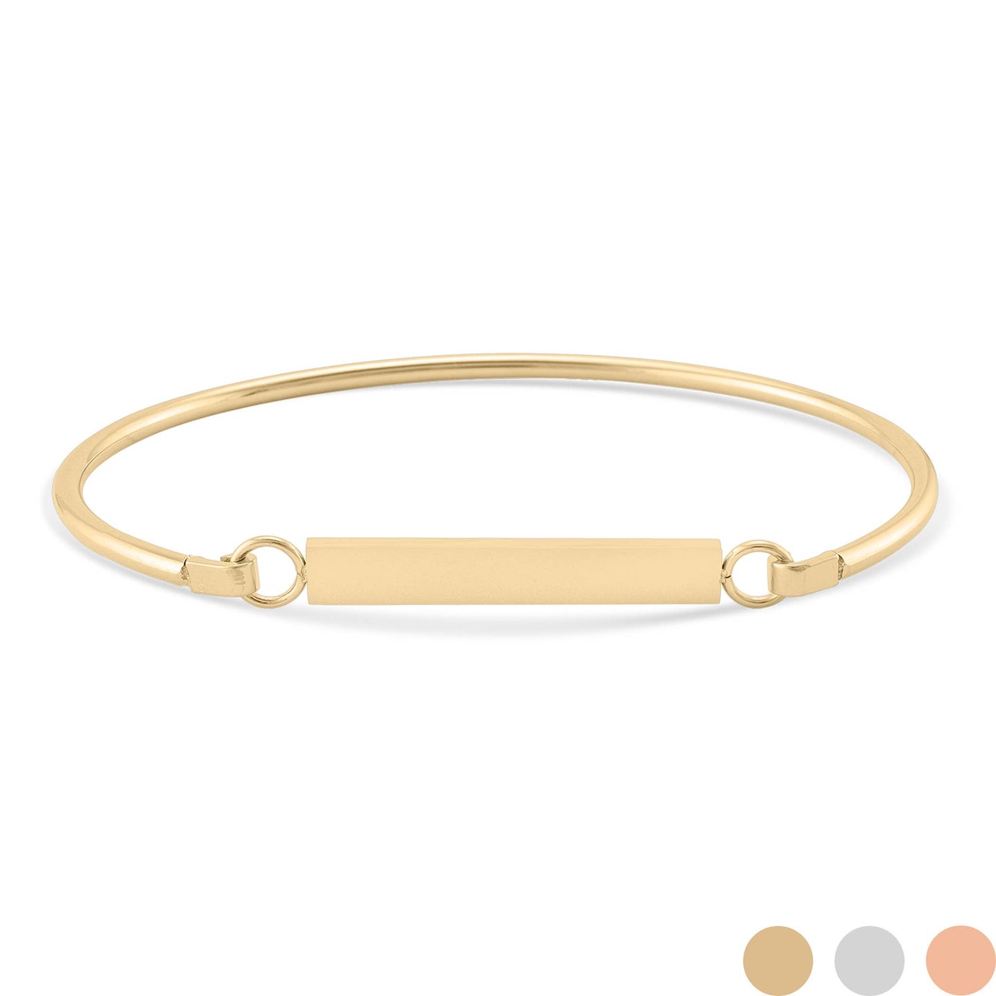 Stainless Steel Blank Flat Bar Bracelet