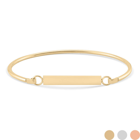 Stainless Steel Blank Flat Bar Bracelet