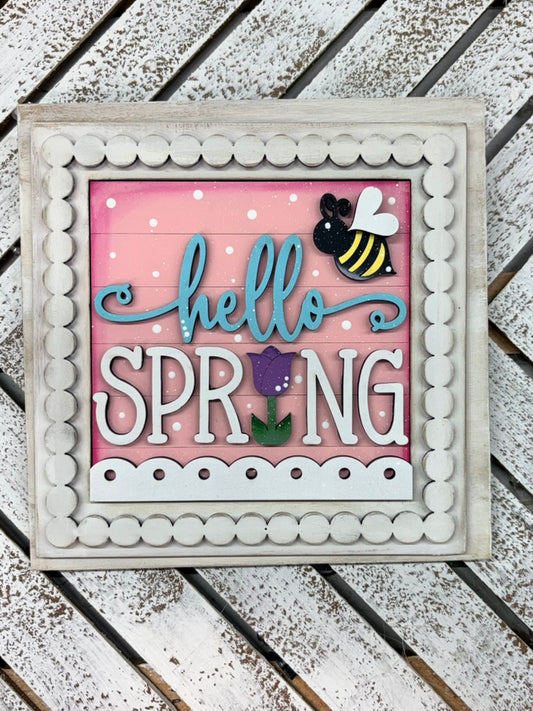Hello Spring Mini Insert