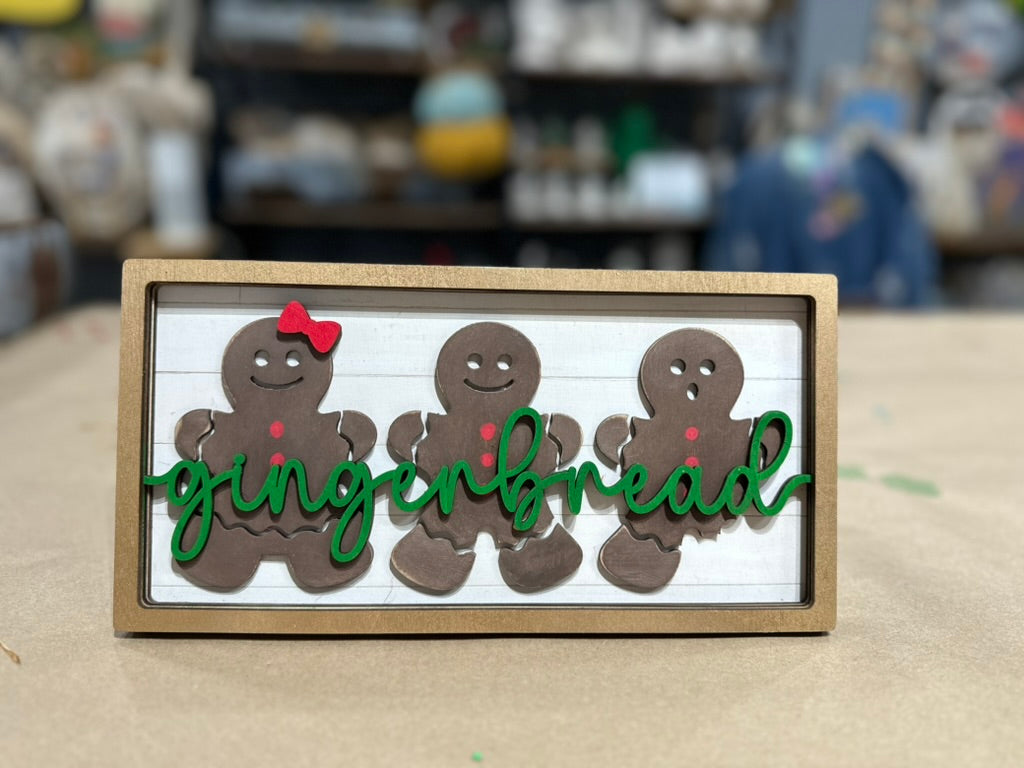 Gingerbread Shelf Sitter