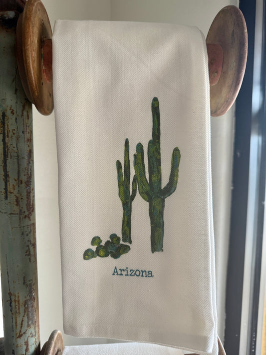 Cactus Tea Towel