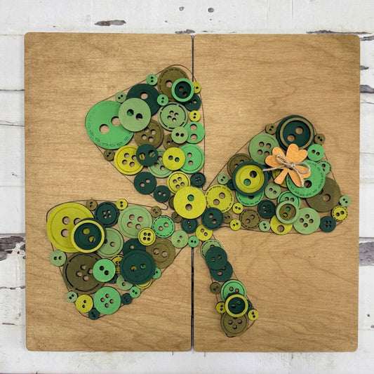 Button Shamrock