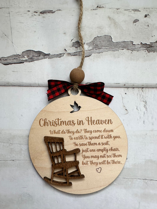 Christmas in Heaven Ornament