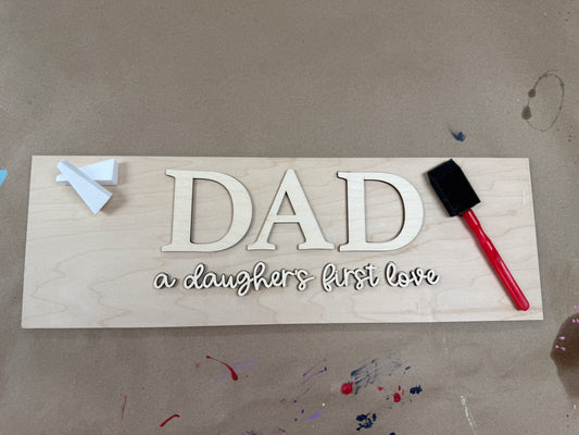 Dad - A Daughter's First Love, A Son's First Hero