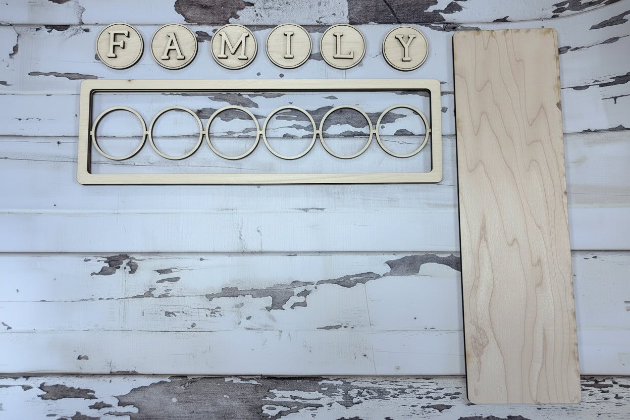 Chunky Shelf Sitter - Family