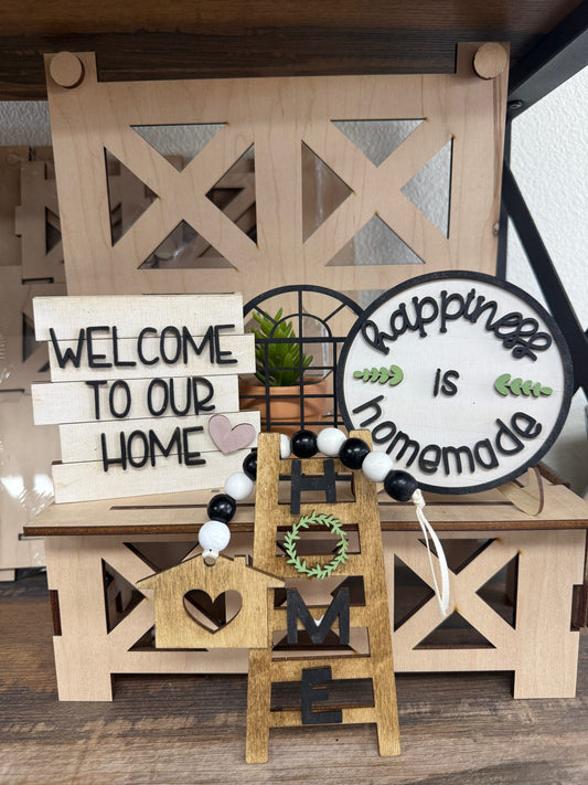 Welcome to Our Home Tier Tray Set