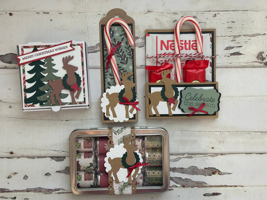 DIY Christmas Treat Holder Workshop - Set of 4