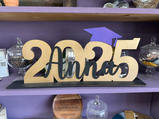 2025 Personalized Graduation Sign - COMES FINISHED